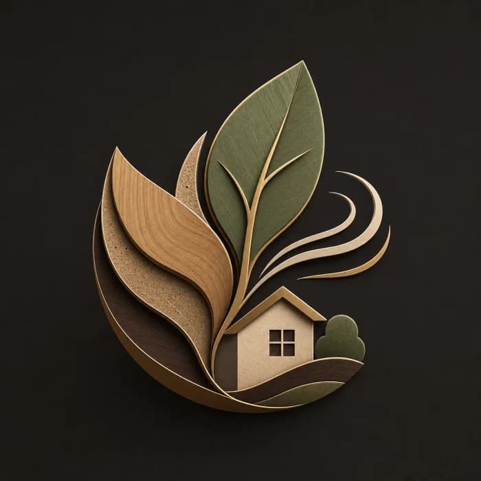 Green and eco-friendly renovation promise illustration